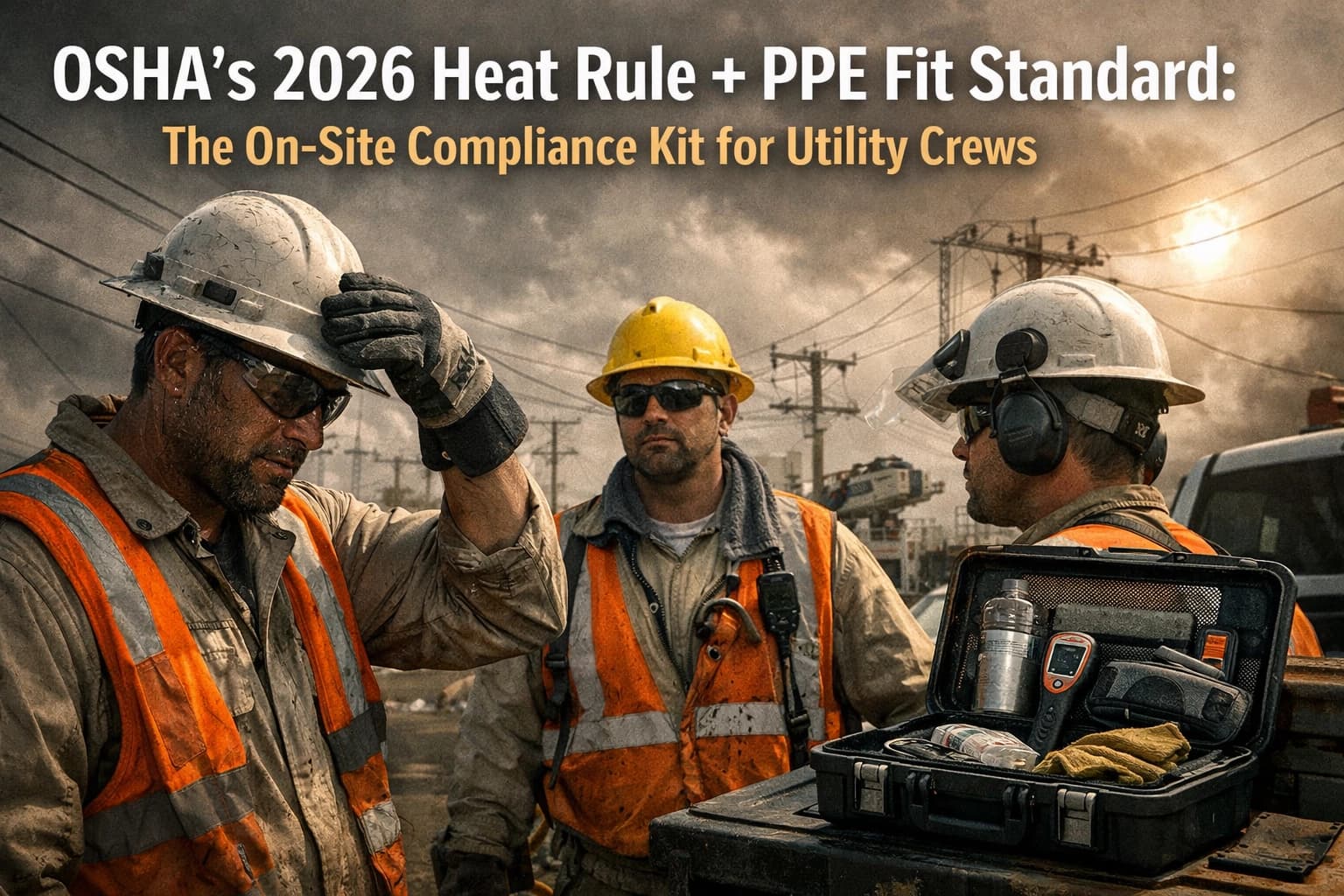 # OSHA's 2026 Heat Rule + PPE Fit Standard: The On-Site Compliance Kit for Utility Crews