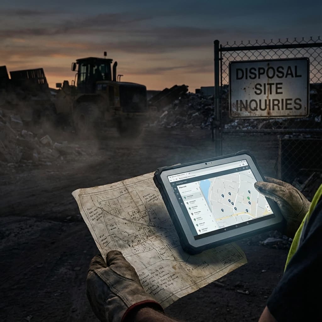 Are You Still Manually Hunting for Disposal Sites? Here's the Truth About Digital Solution